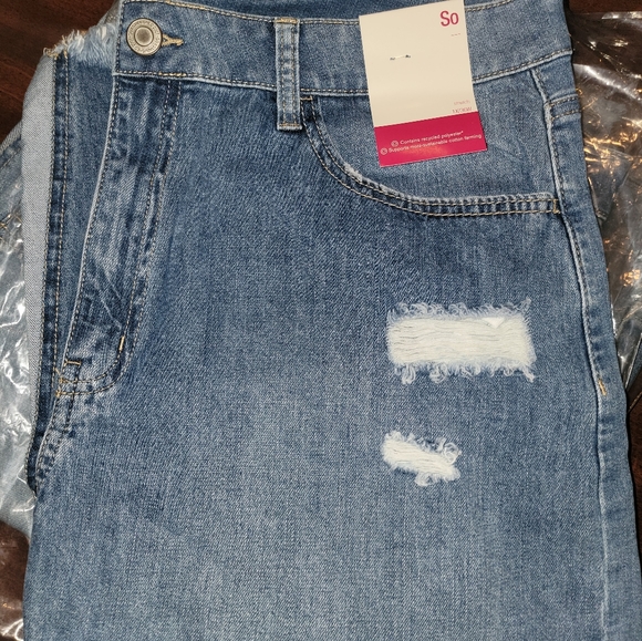 NEW So Denim Midi Skirt Juniors Plus size 2X or 3X - Picture 2 of 7